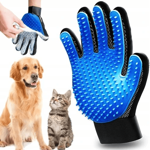 Rękawica do wyczesywania sierści PRAWA