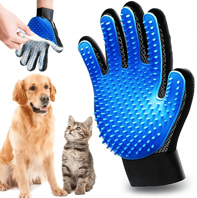 Rękawica do wyczesywania sierści PRAWA