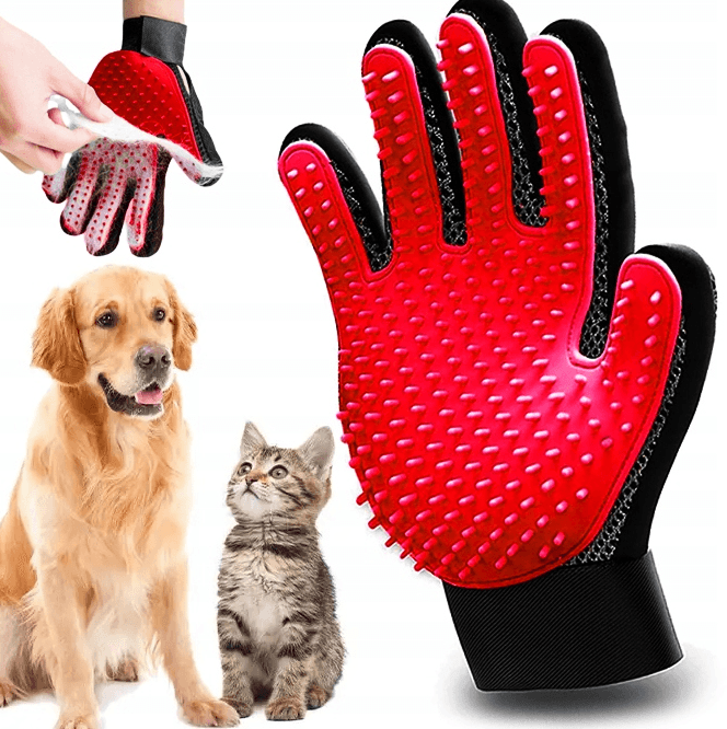 Rękawica do wyczesywania sierści PRAWA