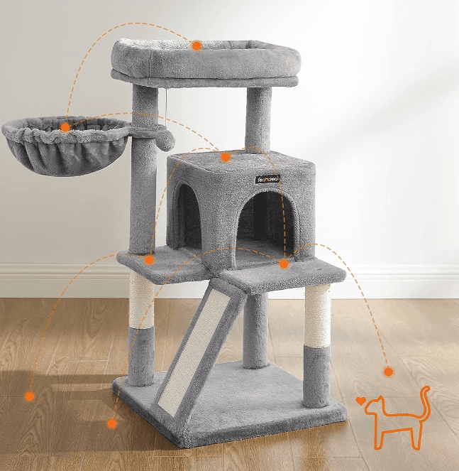 Drapak FEANDREA, drapak dla kota z dużą platformą