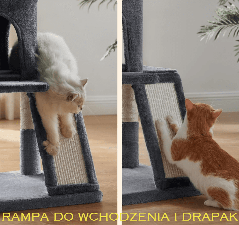 Drapak FEANDREA, drapak dla kota z dużą platformą