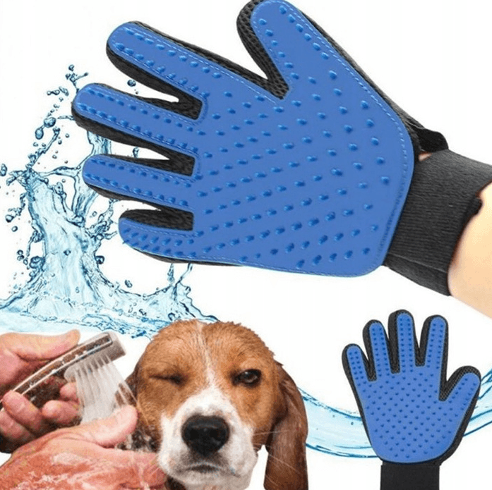 Rękawica do wyczesywania sierści PRAWA